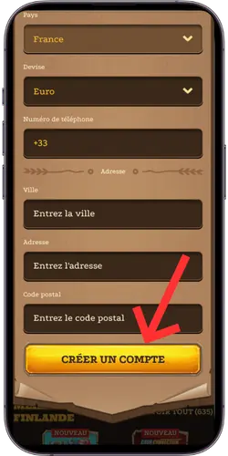 Lizaro Casino inscription – champ code postal